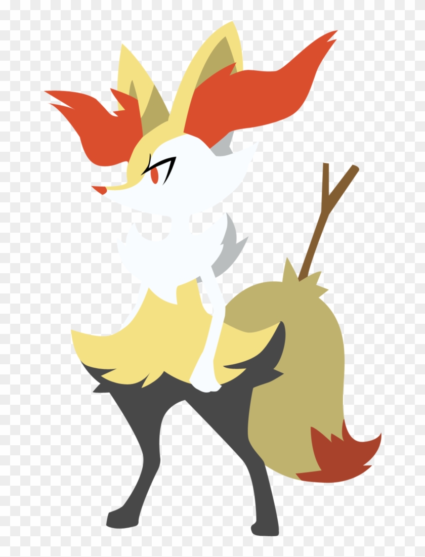 Braixen Vector By Paradox550 - Pokemon Shiny Fennekin Evolution #824684