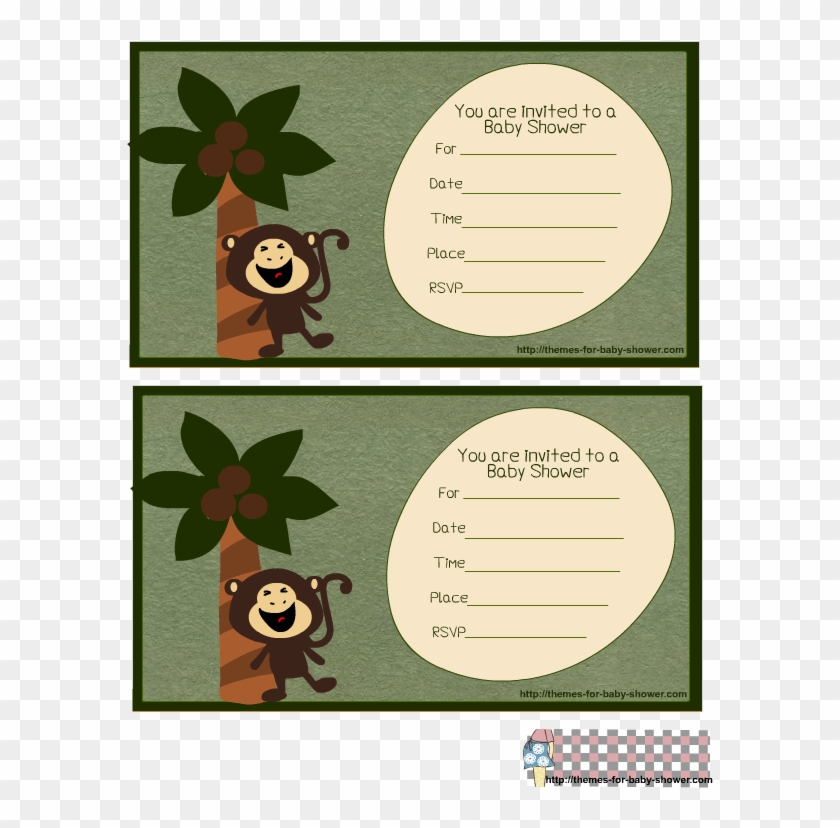 Free Printable Monkey Baby Shower Invitations Including - Monkey Baby Shower Invitations Templates Free #824726