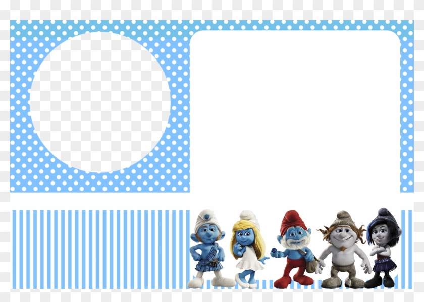 Free Smurf Boys Party Invitations - No Smoking Sign No Background #824754