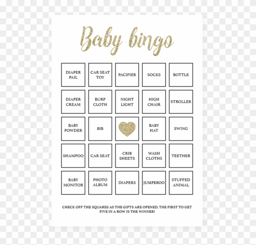 Printable Baby Shower Bingo Cards Popular Games Printable - Screenshot #824857