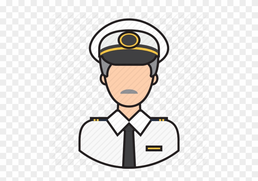 Hat Clipart Ship Captain - Ship #824887