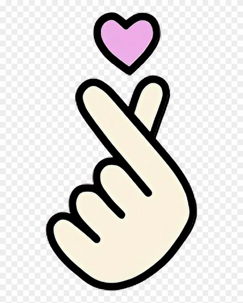 Report Abuse - Finger Heart Clipart #824930