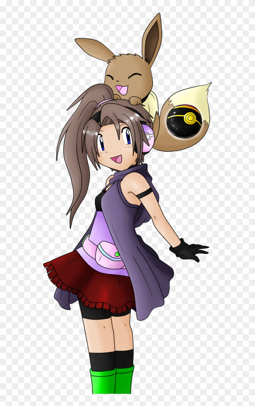 Eevee Pokemon Trainer Gallery - Pokemon Trainer With Eevee #825017