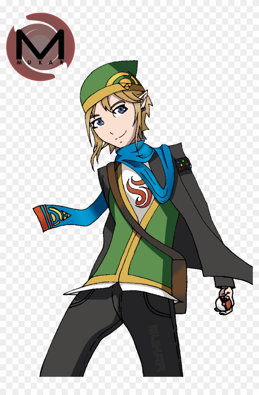 Pokemon Trainer Link Render By Siranime On Deviantart - Link As A Pokemon Trainer #825066