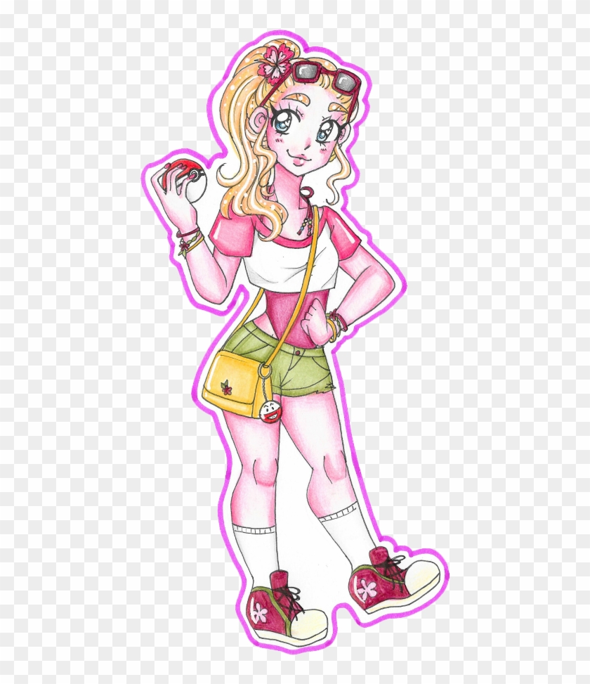 Pokemon Trainer Oc By Sekaiichihappy - Cartoon #825081