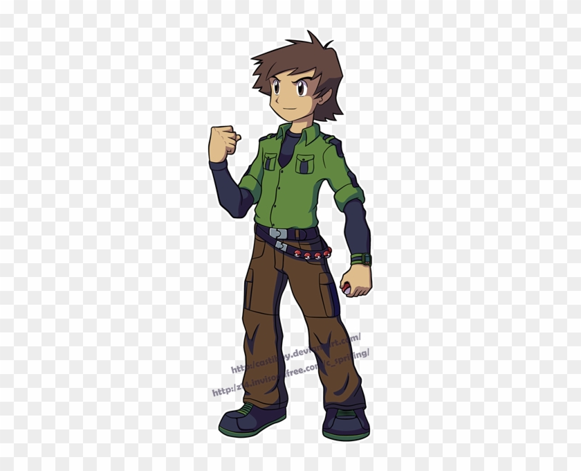Male Pokemon Trainer By Cspriting - Wild West Cartoon Characters #825106