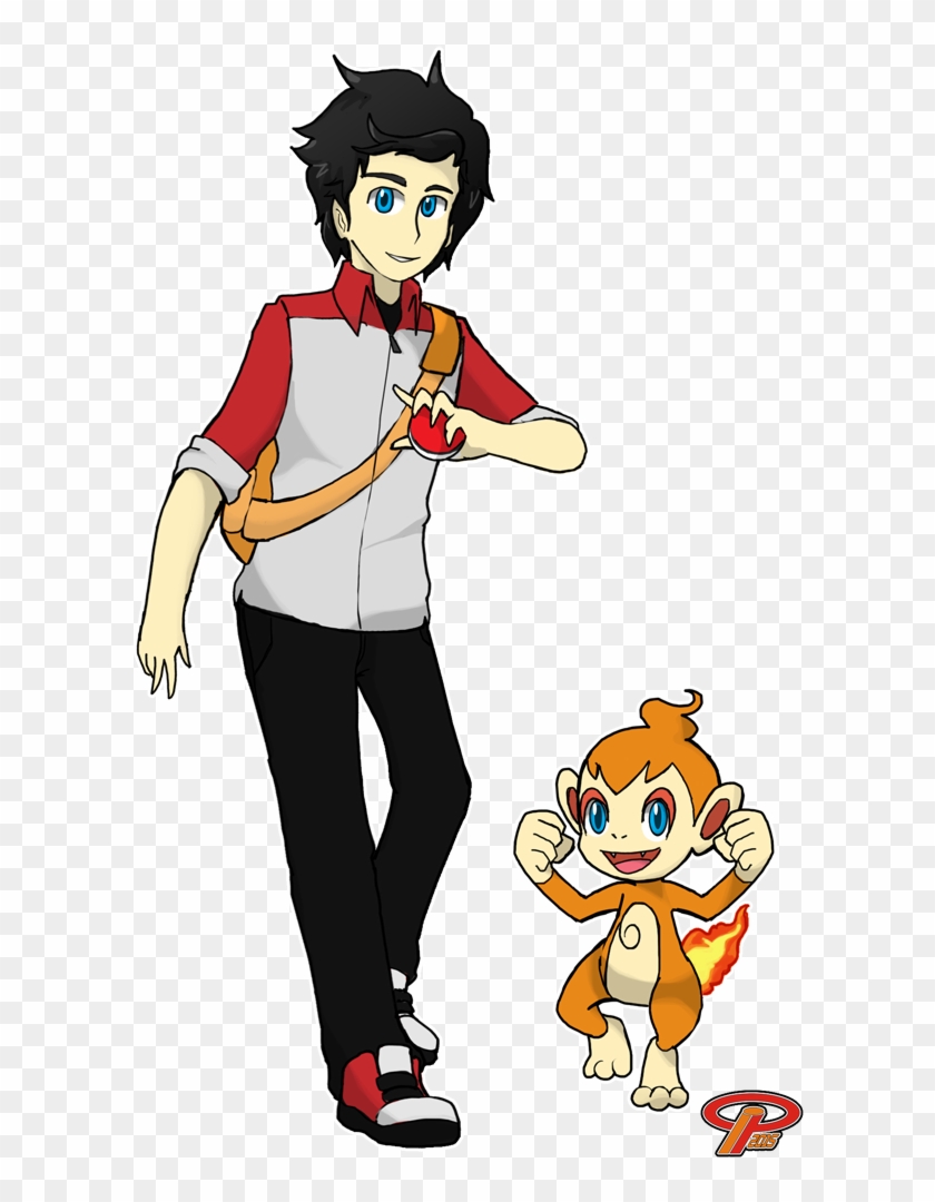 Oc Trainer - Pokemon Trainer With Chimchar #825127