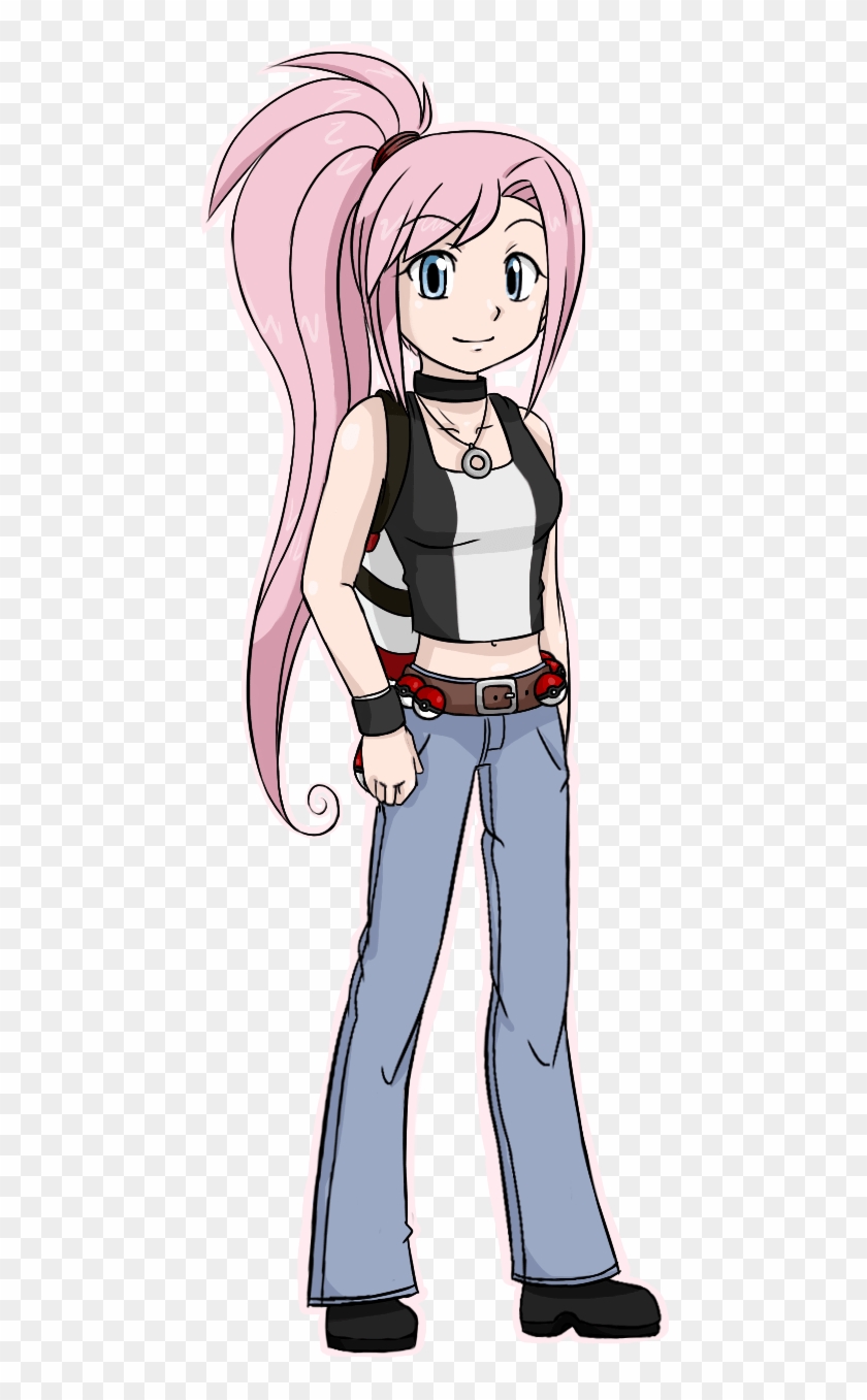 Pokemon Trainer Oc Girl.