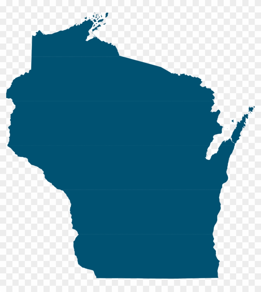 We Deliver - Wisconsin Map Vector #825161