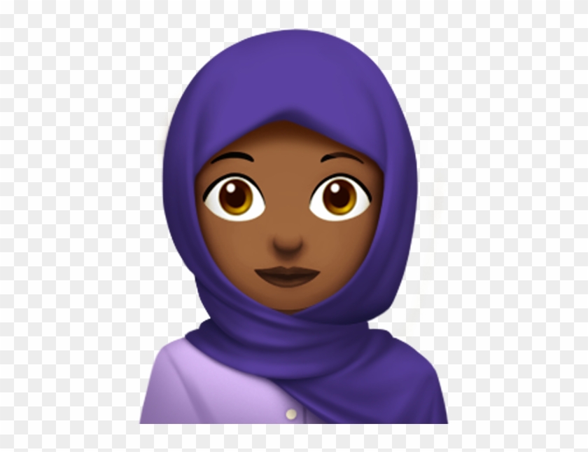This 'woman With Headscarf' Icon Is One Of The Most - Hijab Emoji #825182