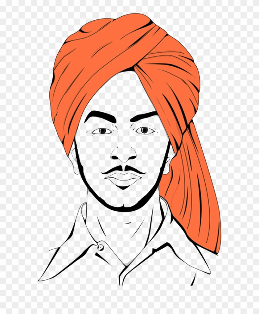 Bhagat Singh Sticker For Car #825194