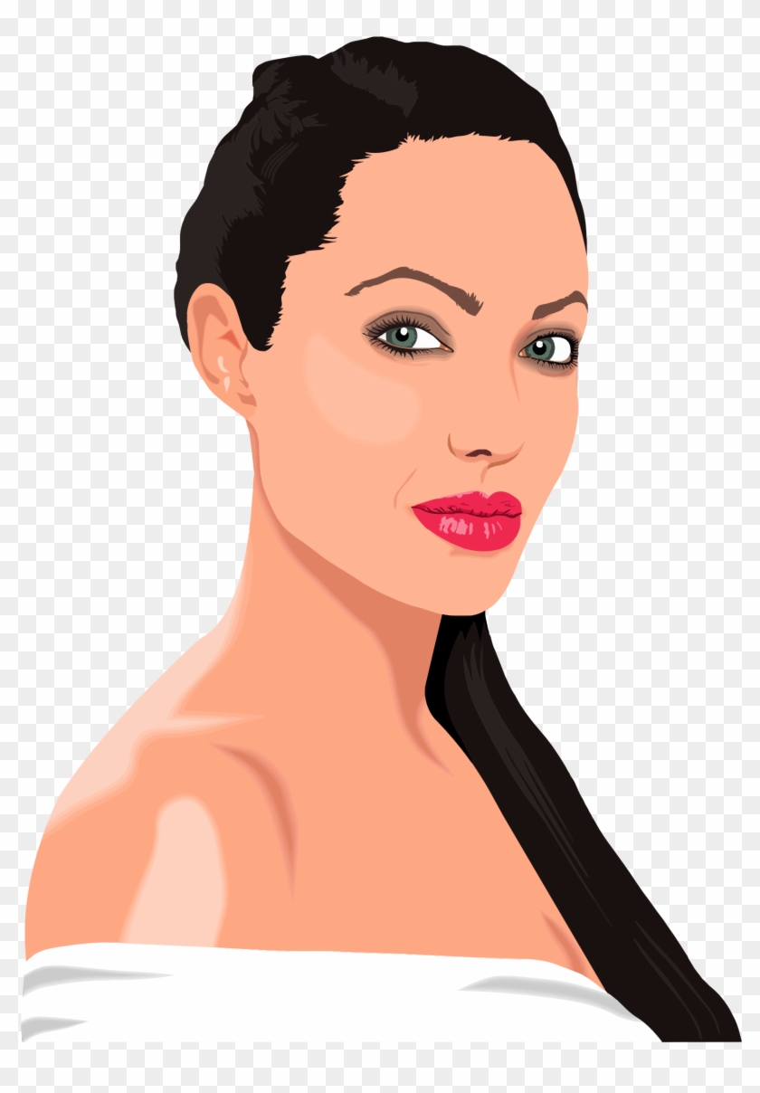 This Free Icons Png Design Of Angelina Jolie Portrait - Angelina Jolie #825202