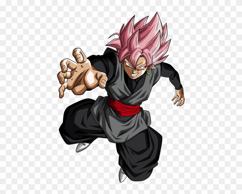 Goku Black de Perfil, black Son Goku standing transparent