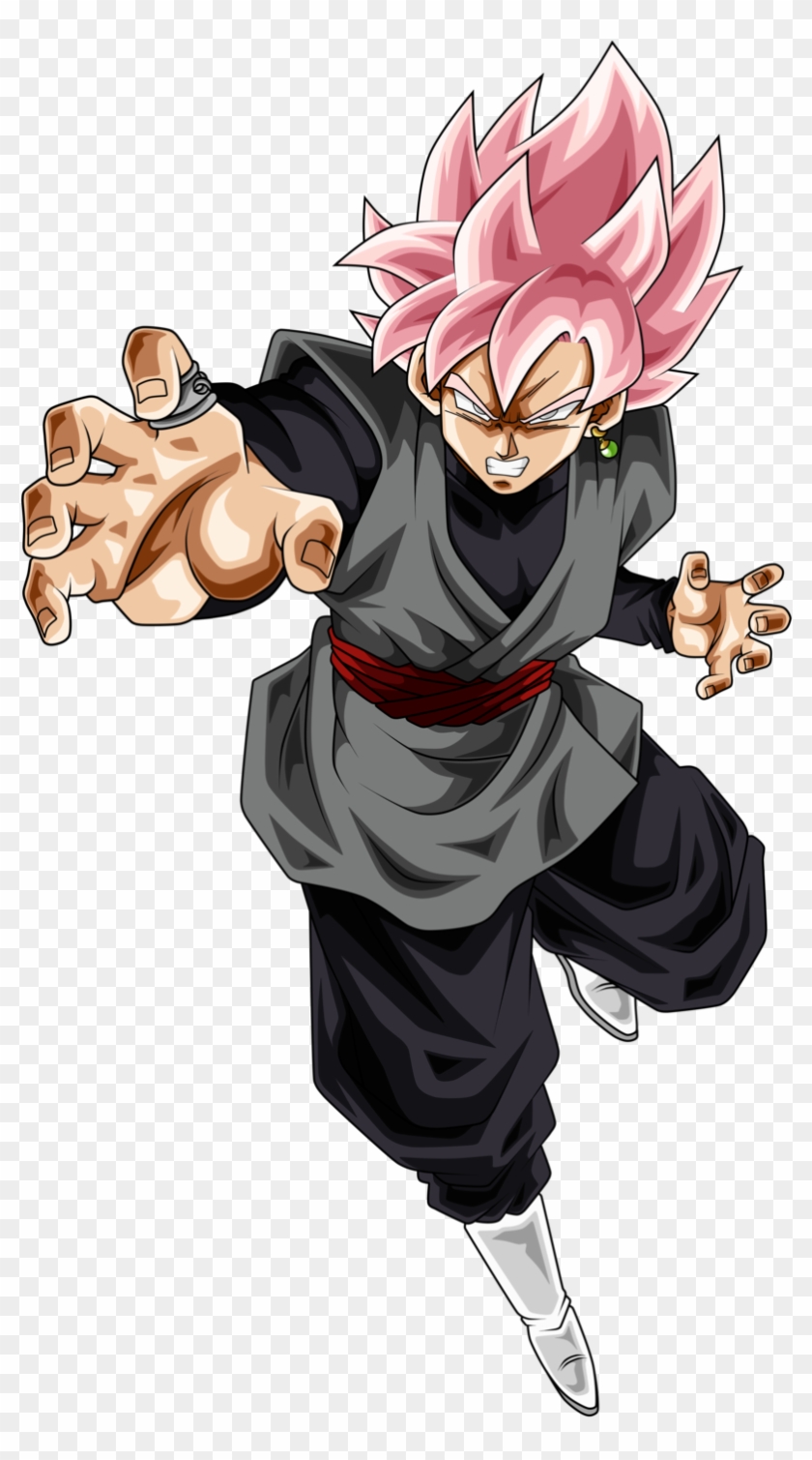 Goku Black de Perfil, black Son Goku standing transparent