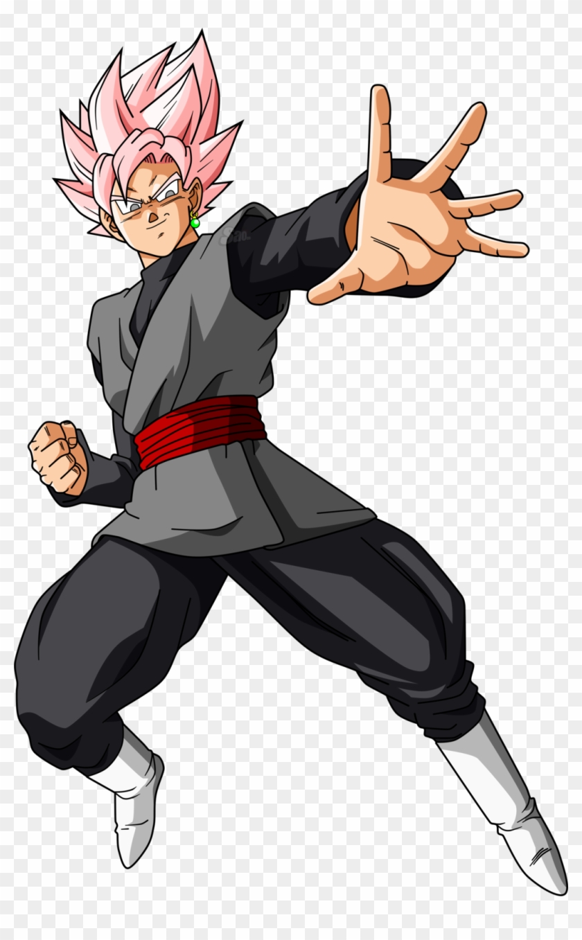 Saodvd 144 12 Black Ssj Rose V4 By Saodvd - Black Ssj Rose Png #825264