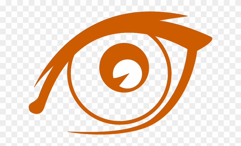 Watching Eye, Pupil, Staring, Glancing, Looking, Watching - Simple Eye Vector #825272