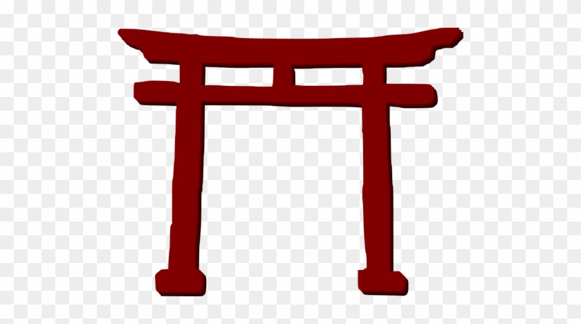 Torii Vector Clip Art - Torii Gate Clipart #825293