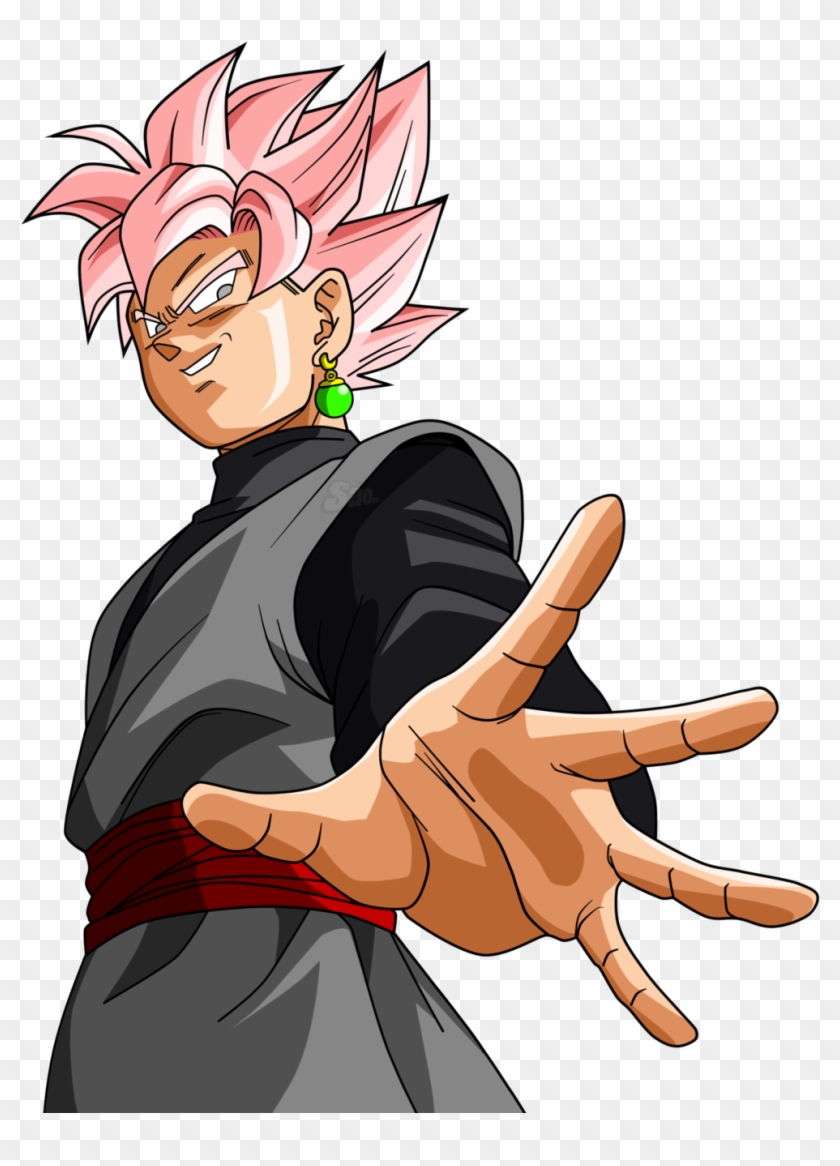 Black Ssj Rose V5 By Saodvd - Goku Black Rose Png #825318