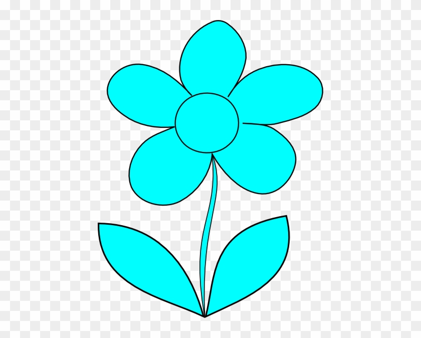 Murray Blue Flower Svg Clip Arts 450 X 594 Px - Clip Art #825320
