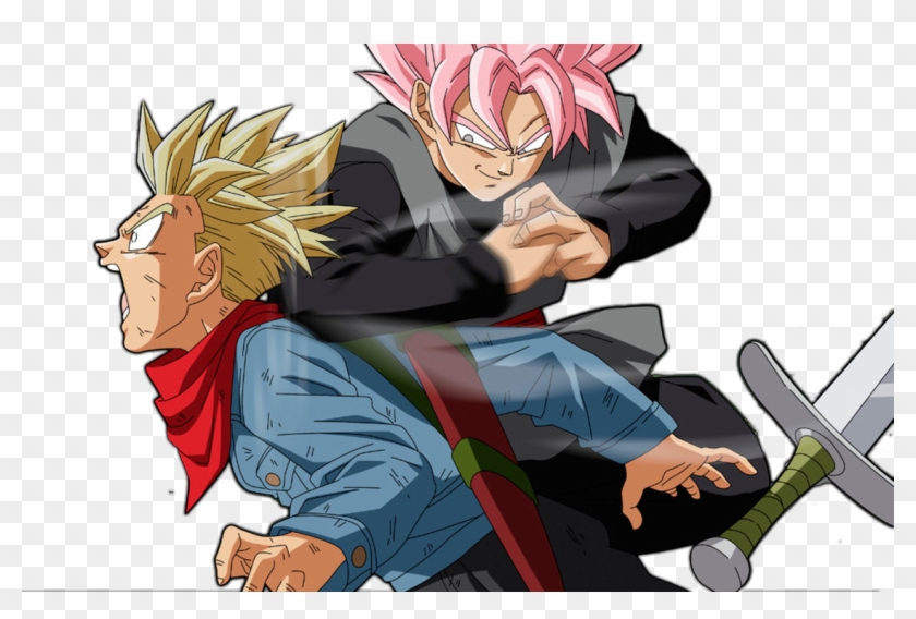 Goku Black Vs Trunks By Azer0xhd - Dragon Ball Goku Black #825326