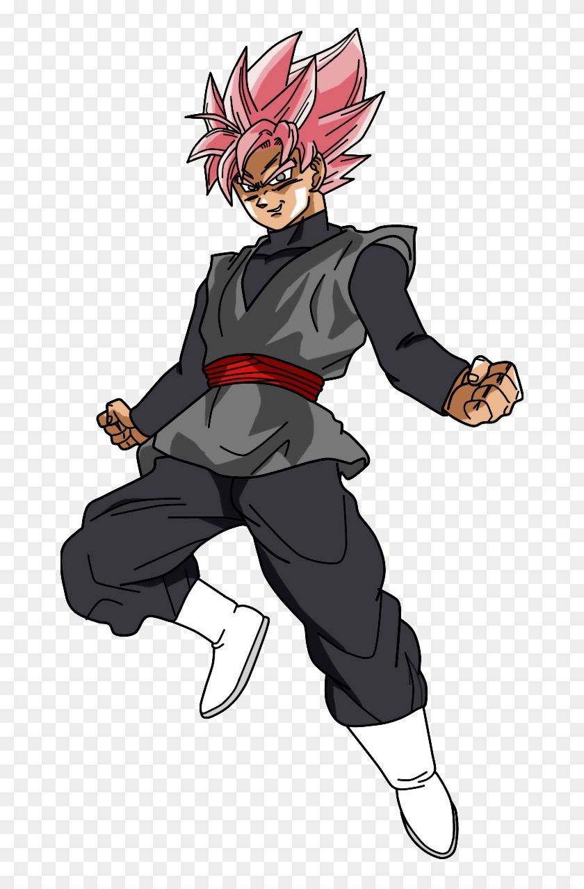 Black Goku Ssj Rose By Yeyetv - Transparency #825335