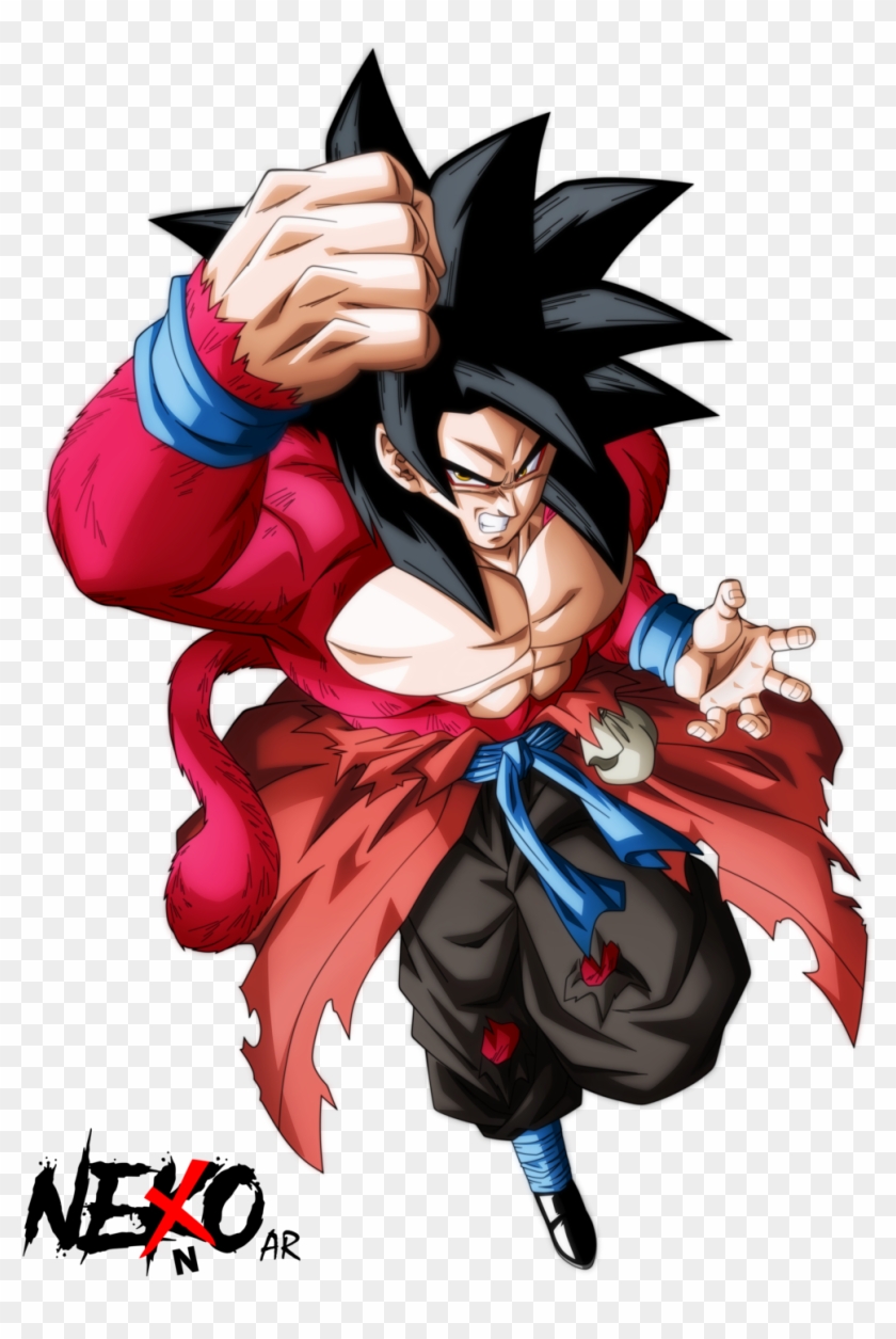 Super Saiyan 4 Xeno Goku By Nekoar - Goku Super Saiyan 4 #825352