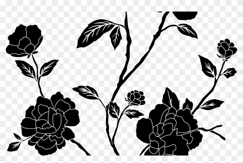 28 Collection Of Rose Clipart Black And White Transparent - Custom Roses Pillow Case #825358