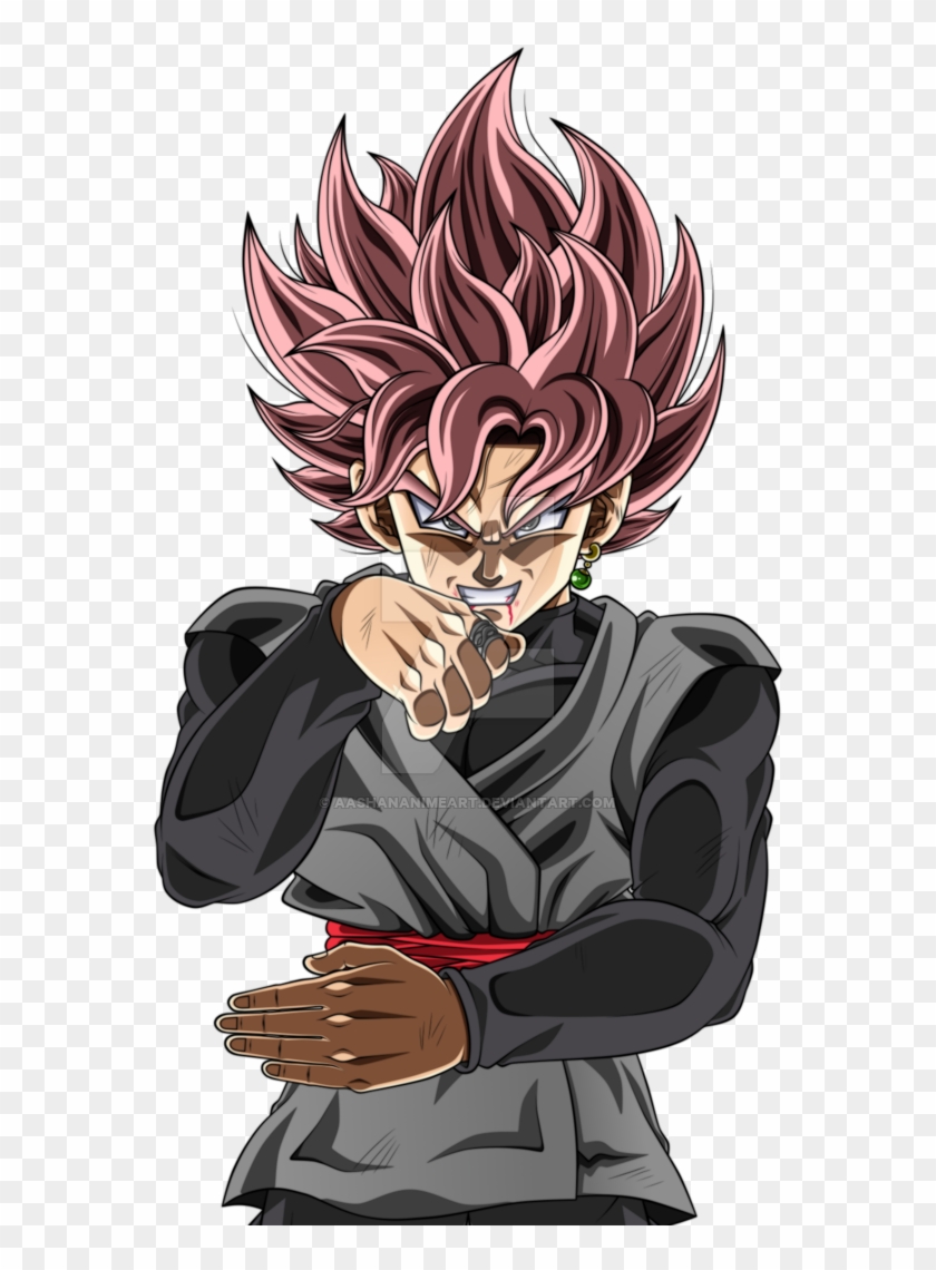 Goku Black Super Saiyan Rose By Aashananimeart - Goku Black #825390