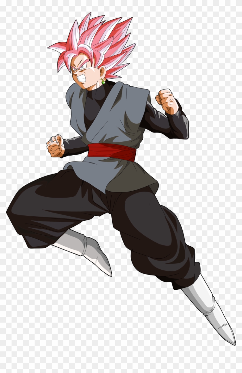 Black Goku Ssj Rose By Naironkr Dahhgrz Feedyeti - Goku Black Ssj Rose Png #825401