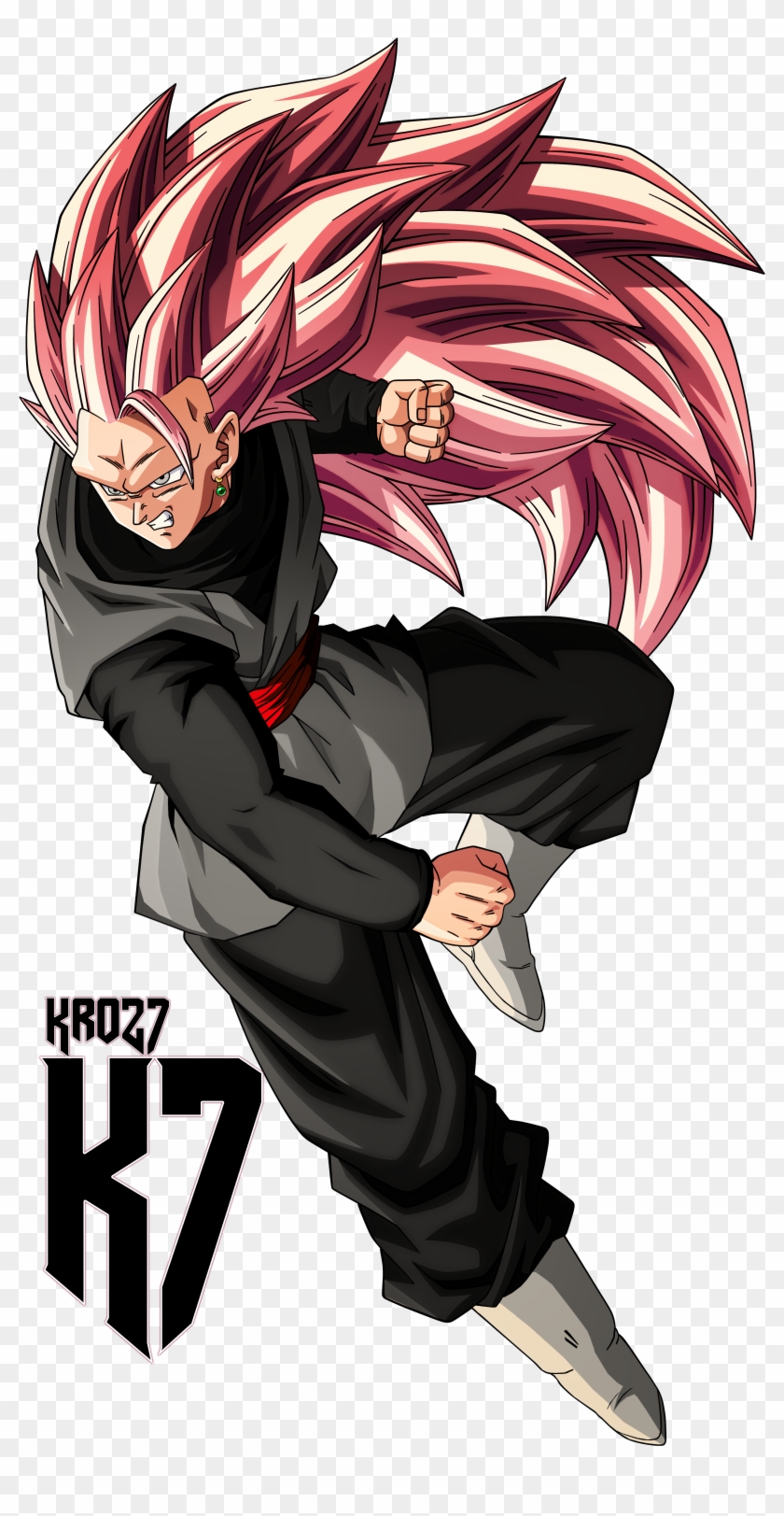 Black Godrose Ssj3 By Secrethet On Deviantart - Ssgss Goku Black #825433