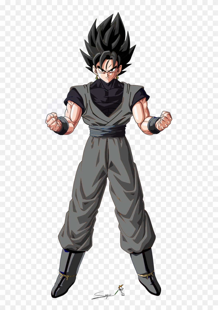 Goku Black By Sia99xd - Black Goku Fusion With Goku - Free Transparent PNG  Clipart Images Download