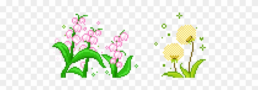 Transparent - Flower Pixel Gif Png #825485