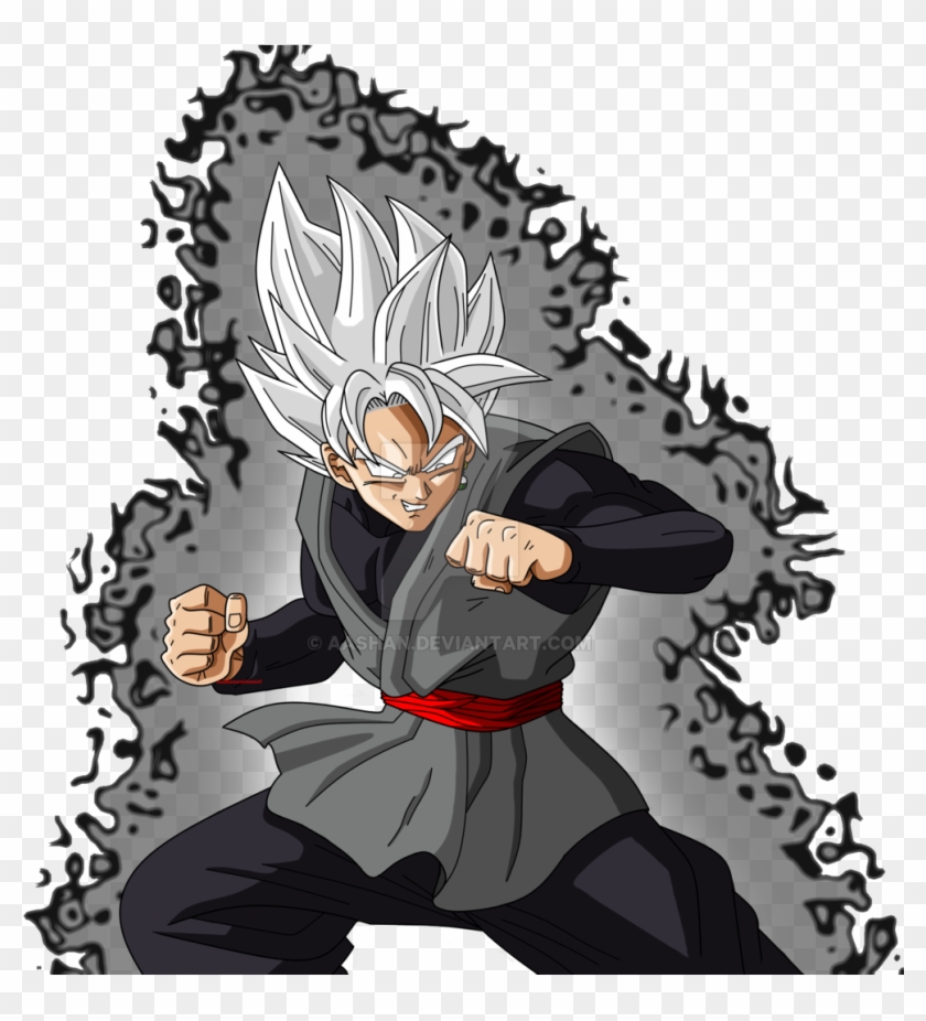 Aashananimeart Black Goku By Aashananimeart - Super Saiyan White Goku Black #825494