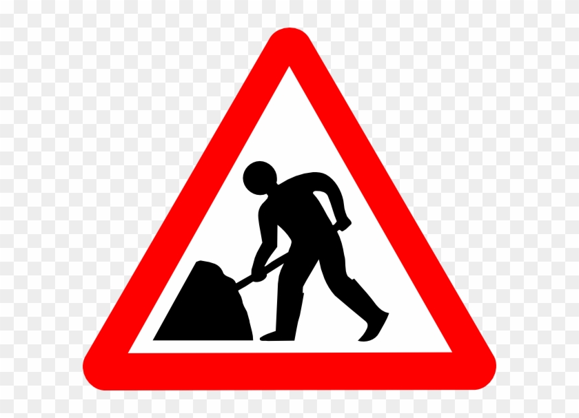 Svg Road Signs 19 Clip Art At Clker - Man At Work Sign #825541