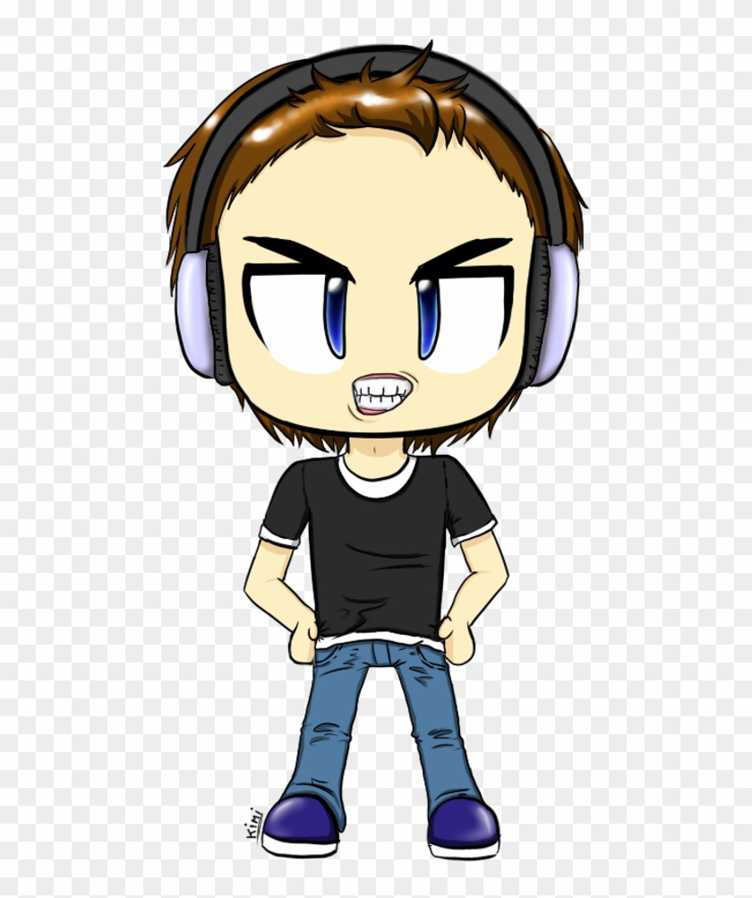 Chibi Squeezie By Kimi-thunder - Chibi Boy Png Gaming #825551