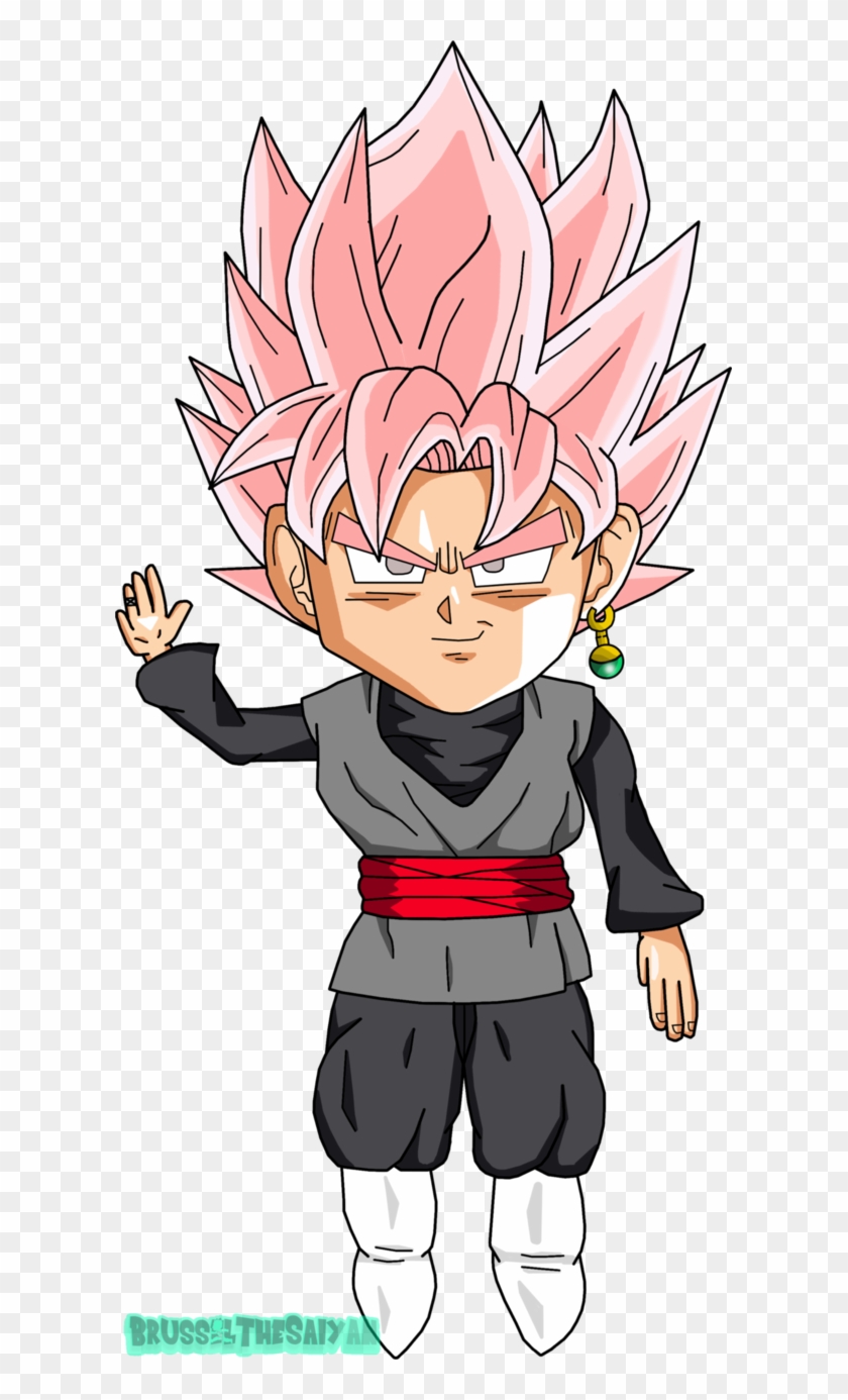 Goku Black Chibi By Brusselthesaiyan - Cartoon #825592