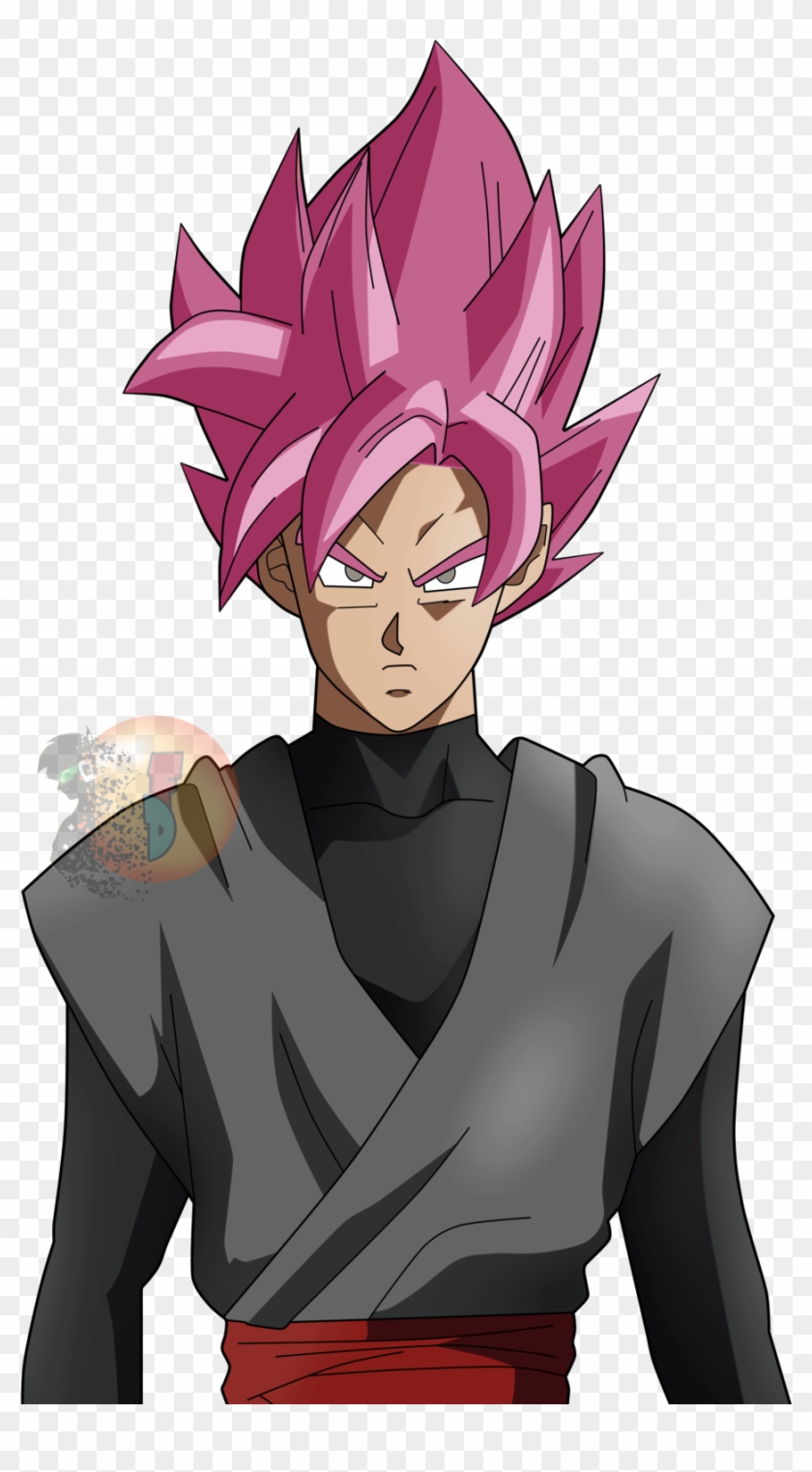 Black Ssj Rose Copia - Como Dibujar A Goku Black Ssj Rose - Free  Transparent PNG Clipart Images Download