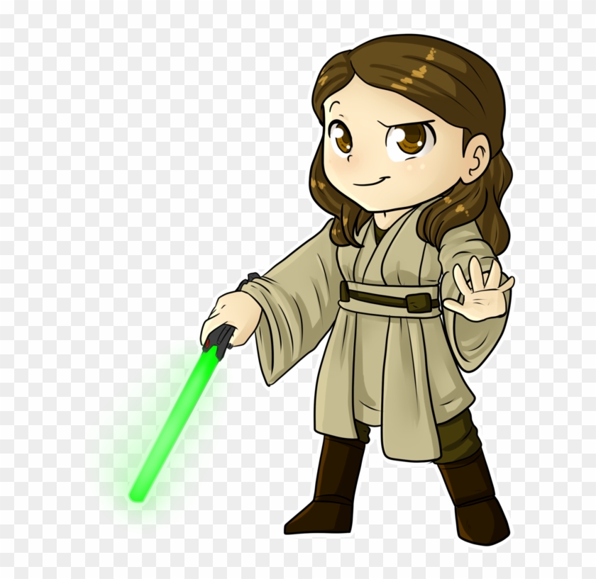 Chibi Jedi By Annakitsun3 - Jedi Clipart #825616