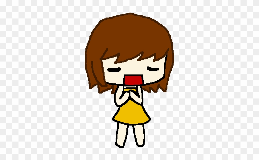 Chibi Singing Me Animation By Theanimeartist1 - Animated Singing Gif Transparent #825624