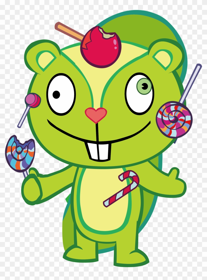 T-shirt Cartoon Clip Art - Happy Tree Friends Nutty #825671