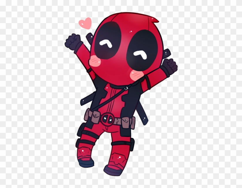 Chibi Deadpool By Nacchan96 On Deviantart - Free Cross Stitch Patterns #825669