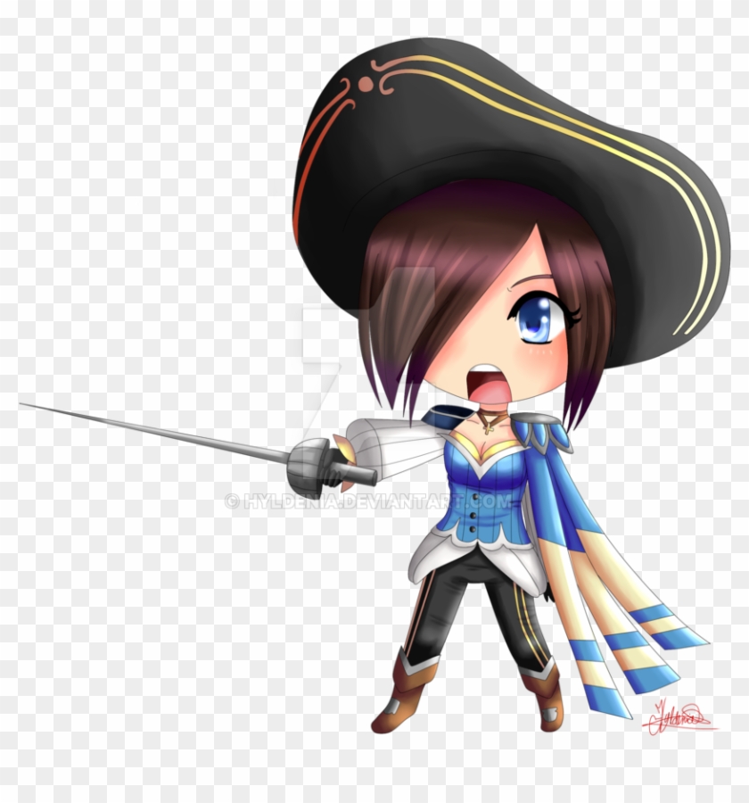 Chibi Fiora Royal Guard By Hyldenia - Lol Chibi Fiora #825670