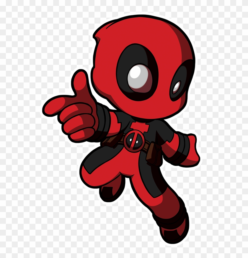 I'm Editing Things For Stickers, So Have A Transparent - Deadpool Sticker Chibi Png #825707