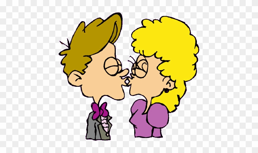 Cartoon Kissing Pictures - Cartoon Kissing Couple #825728