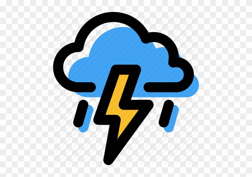 Thunder Clipart Rainstorm - Weather Forecasting #825771