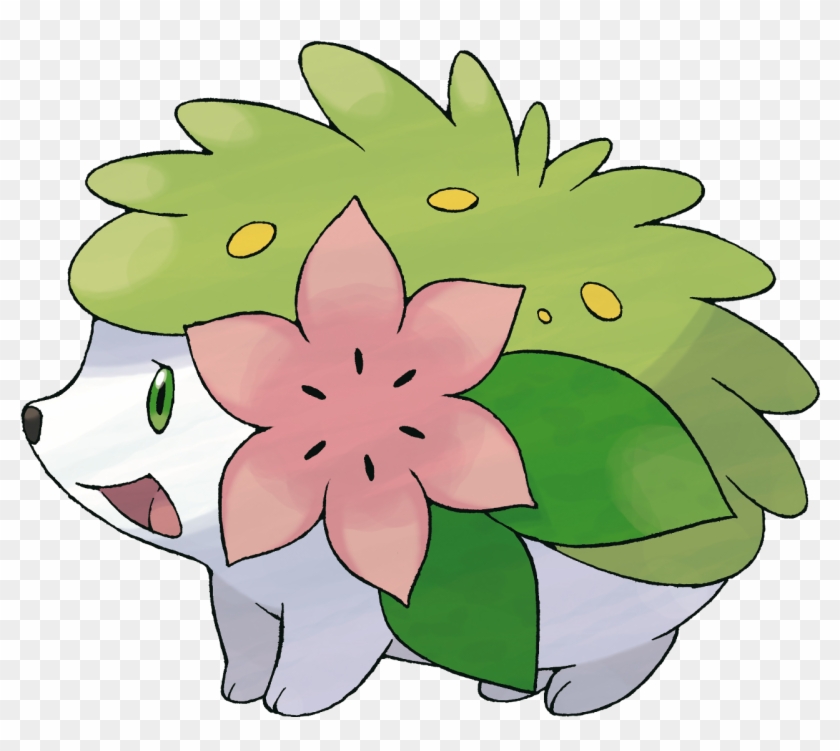 Aunque En Este Caso No Se Trata De Una Flor Real, Sino - Pokemon Shaymin #825899