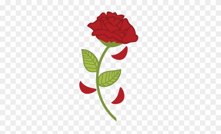 Rose Clipart Beauty And The Beast - Rose Beauty And The Beast Png #825998