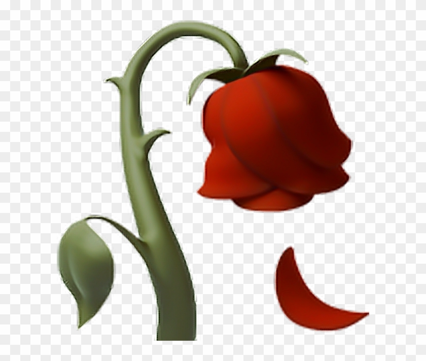 Rose Deadrose Flower Emoji Iphone - Rose Emoji #826019