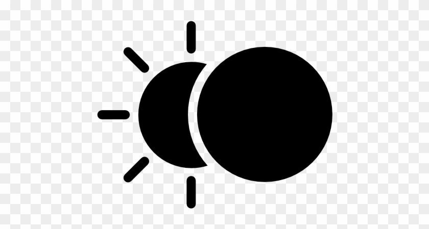 Eclipse Icon - Sun And Moon Icon Png #826023