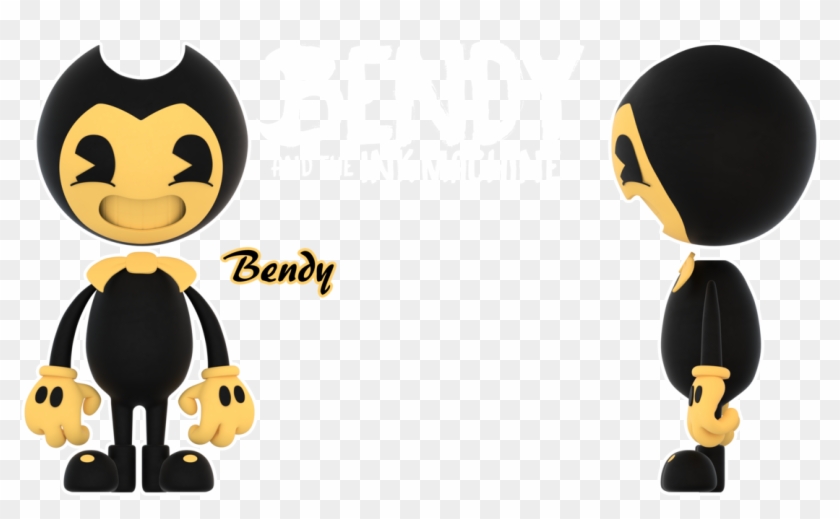 -bendyv3 Model By Cutietree - Bendy And The Ink Machine Bendy Cardboard Cutout #826067